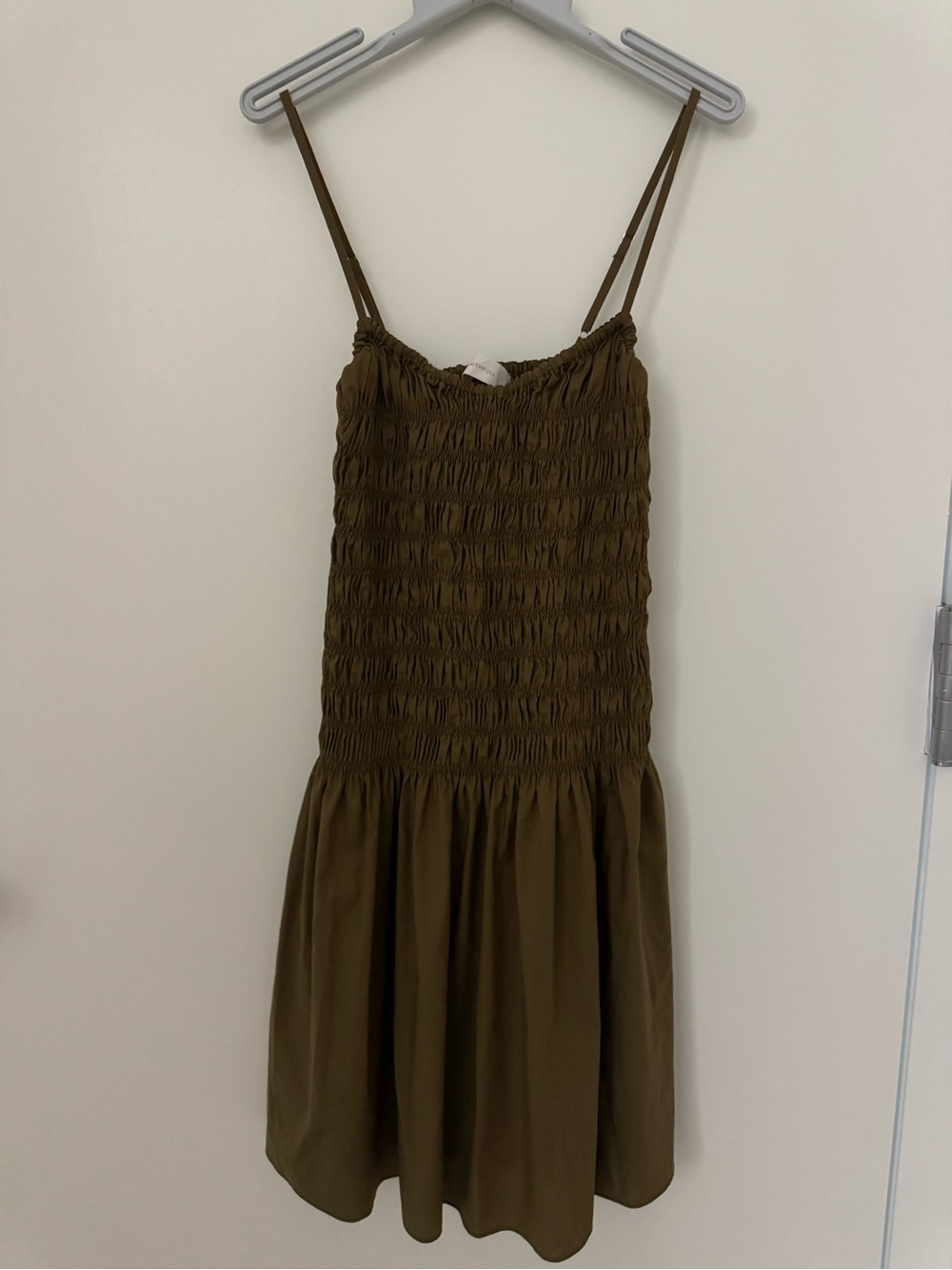 Faithful The Brand - Araceli Mini Dress - Olive size Small - Picture 4 of 4